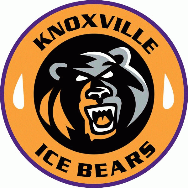 knoxville ice bears 2008-pres alternate logo iron on heat transfer...